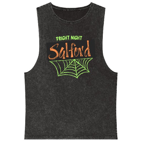 Salford - Fright Night  D83C DF19 D83D DC7B Mineral Wash Tank Tops