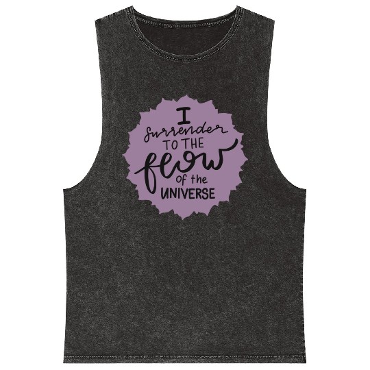 Crown Chakra Affirmation Mineral Wash Tank Tops