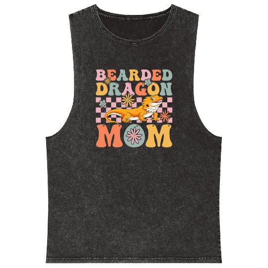 Groovy Lizard Lover Mineral Wash Tank Tops