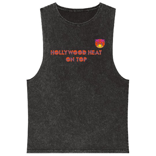 Hollywood Heat On Top Mineral Wash Tank Tops