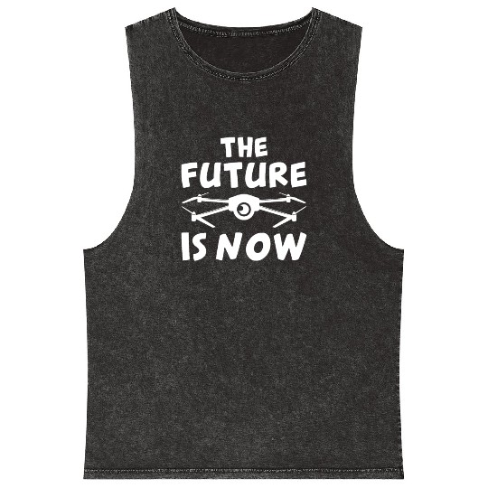 The Future Is Now Mineral Wash Tank Tops
