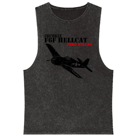 F6F Hellcat Mineral Wash Tank Tops