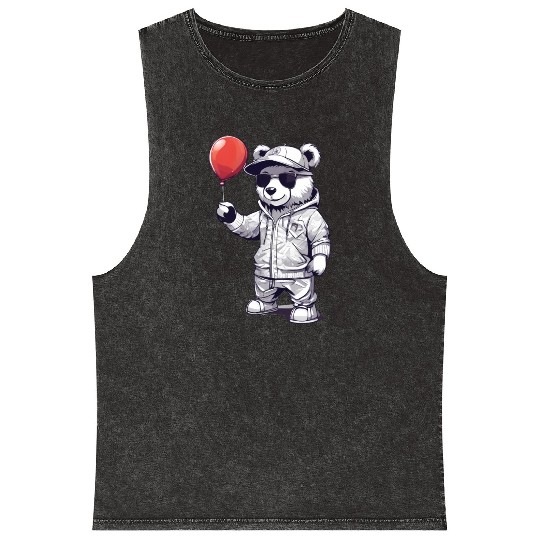 Red Balloon Mineral Wash Tank Tops