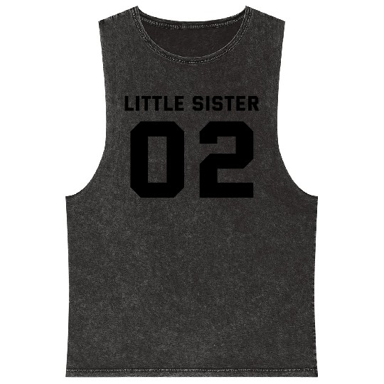 LITTLE SISTER 02 Mineral Wash Tank Tops