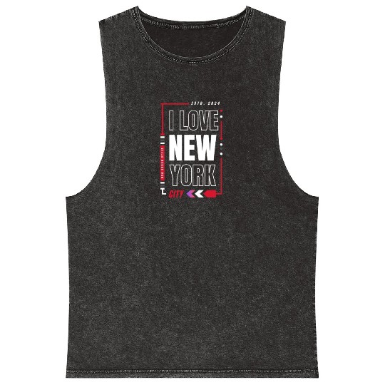 T ShirtI love new york Mineral Wash Tank Tops