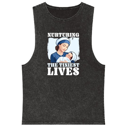 Registered Nurse Medical Medicine Neonatal Nurse Mineral Wash Tank Tops