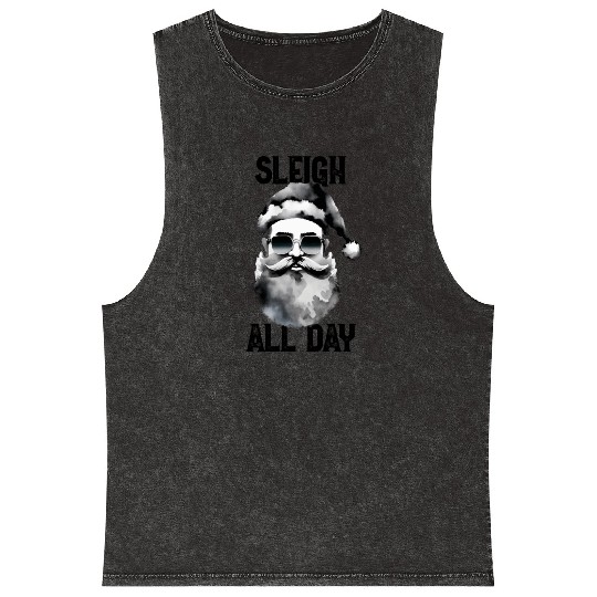 Sleigh all day Mineral Wash Tank Tops