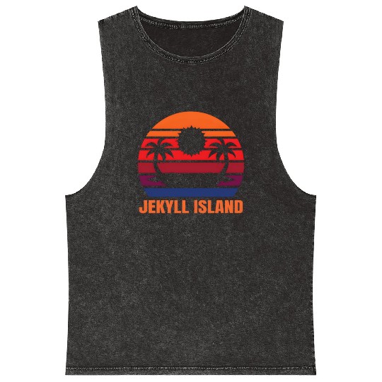Jekyll Island Vacation Mineral Wash Tank Tops