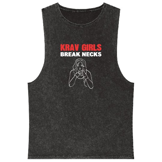 Break Necks Joker or Funny Athlete Gift Mineral Wash Tank Tops