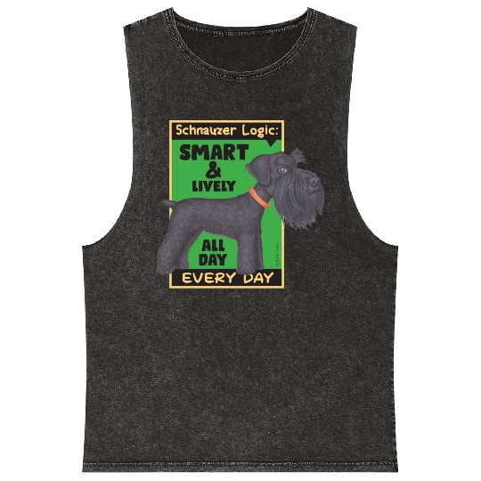 Schnauzer Logic Mineral Wash Tank Tops