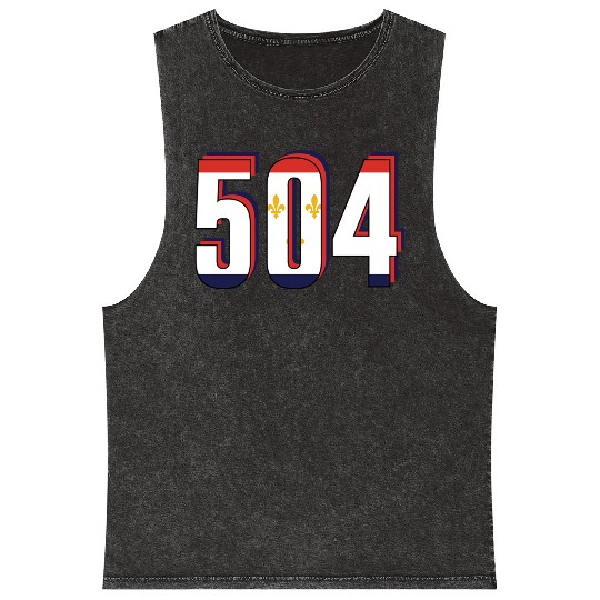 504 Area Code New Orleans Louisiana Map Number Mineral Wash Tank Tops