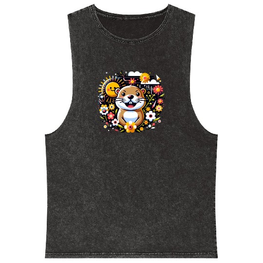Groundhog Day 2024 Enthusiast February 2nd Mineral Wash Tank Tops