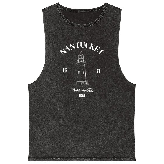 Nantucket Massachusetts Mineral Wash Tank Tops