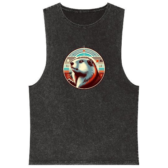 Groundhog Day 2024 Enthusiast February 2nd Mineral Wash Tank Tops