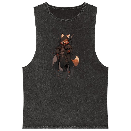 Dexterious Fox Rogue Mineral Wash Tank Tops