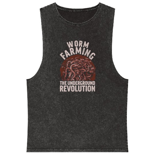 Worm Farming The Underground Revolution Mineral Wash Tank Tops
