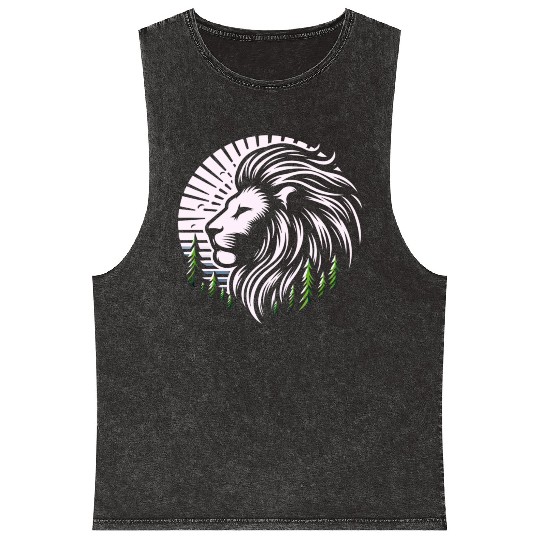 THE LION KING Mineral Wash Tank Tops