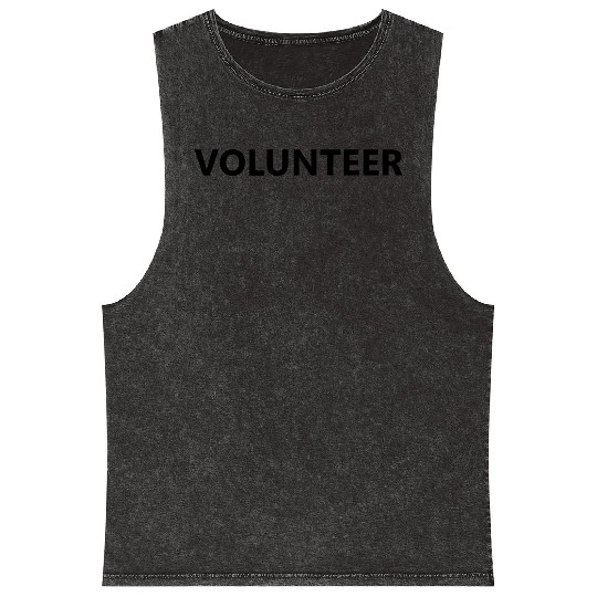 Volunteer Volunteering Staff Event Group Community Mineral Wash Tank Tops