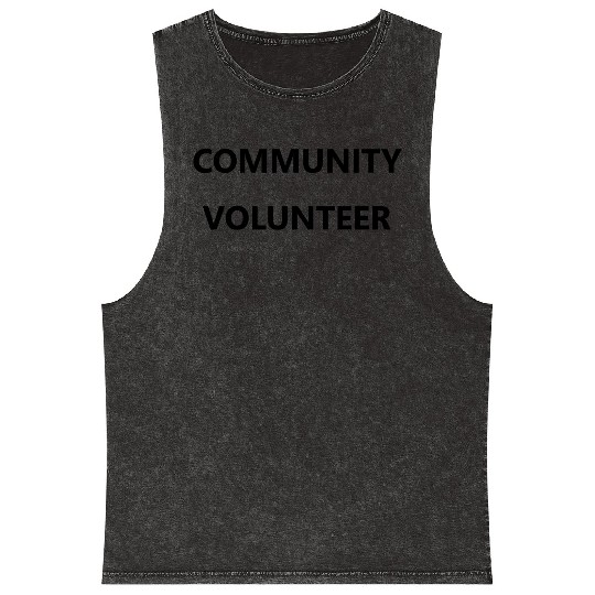 Community Volunteer Event Staff Group Organization Mineral Wash Tank Tops