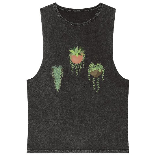 Hanging plants Mineral Wash Tank Tops