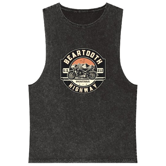 Beartooth Highway US 212 Mineral Wash Tank Tops