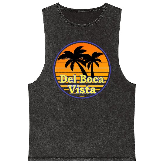 Del Boca Vista Mineral Wash Tank Tops