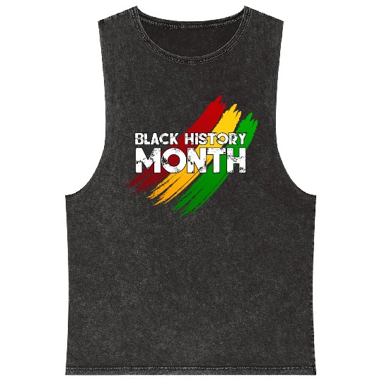 Black History Month, African American Leaders Mineral Wash Tank Tops