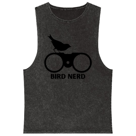 Bird Nerd Mineral Wash Tank Tops