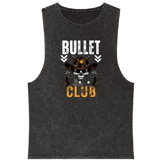 Skeleton Arsenal Bullet Club Commando Mineral Wash Tank Tops Mineral Wash Tank Tops