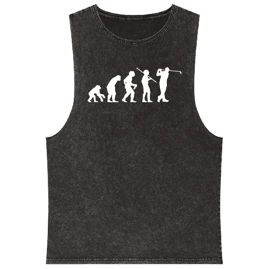 Evolution golf golfer golfer Mineral Wash Tank Tops