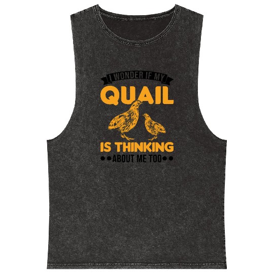 Warning Quail Breeding Breeders Mineral Wash Tank Tops