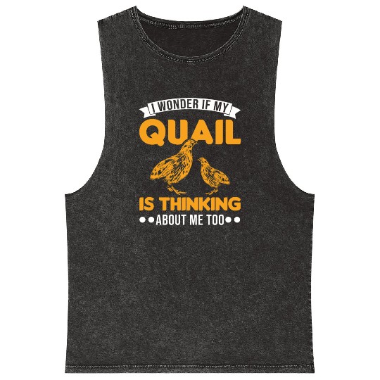 Warning Quail Breeding Breeders Mineral Wash Tank Tops