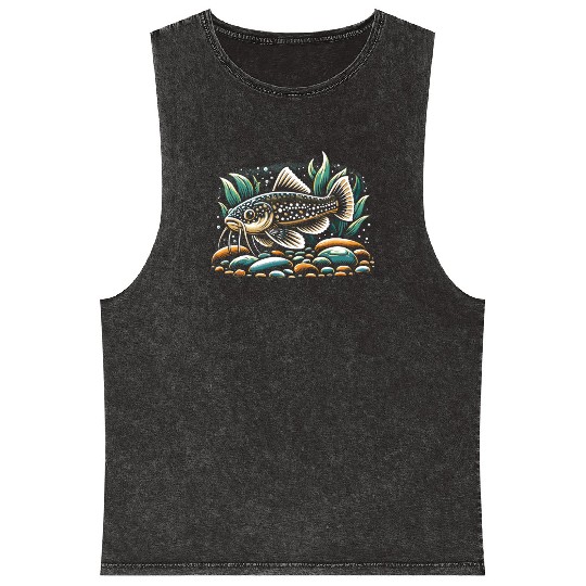 Corydoras Catfish Fish Lover Freshwater Aquarium Mineral Wash Tank Tops