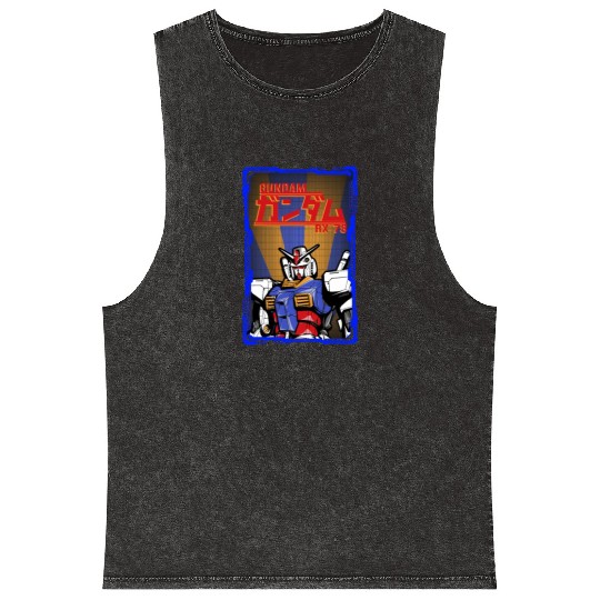 Gundam RX 78 Mineral Wash Tank Tops