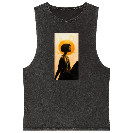 I'LL BACK MANIFEST Mineral Wash Tank Tops