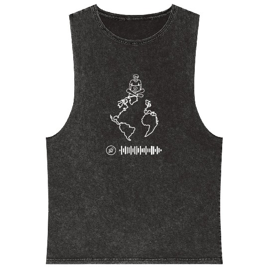 Sittin' On Top - Boy Character Mineral Wash Tank Tops