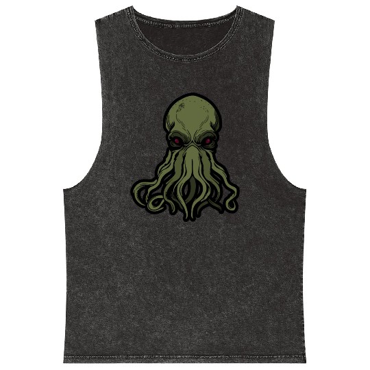 Cthulhu! The Stars are finally right! Mineral Wash Tank Tops