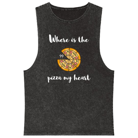 Where is the - PIZZA my Heart Mineral Wash Tank Tops