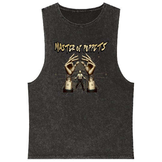 Gothic Puppets : Artistry Inspired Mineral Wash Tank Tops