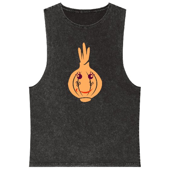 Onion Face Mineral Wash Tank Tops