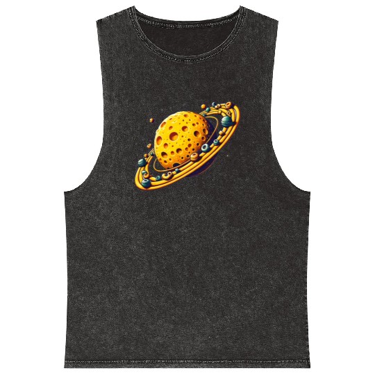 Galaxy Mac and Cheese | Sci-fi Comfort Food Gifts Mineral Wash Tank Tops