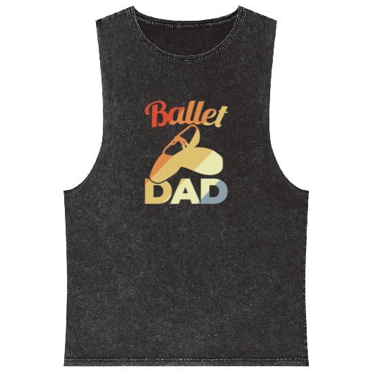 Ballet Papa Mineral Wash Tank Tops