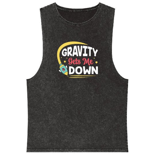 Spaceship Technician Space Travel Space Shuttle Mineral Wash Tank Tops