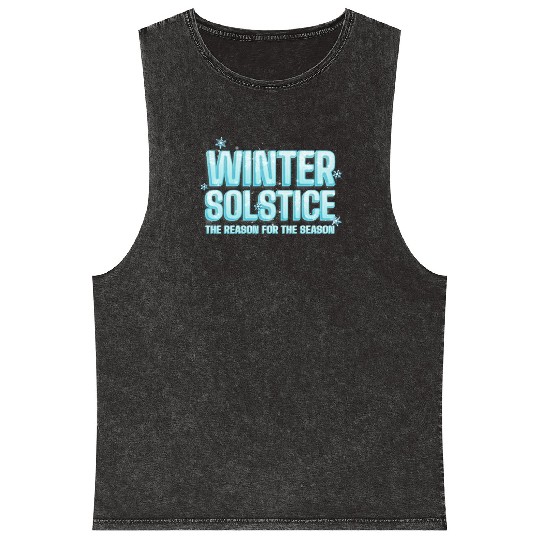 Winter Solstice The Reason For The Season Solstice Mineral Wash Tank Tops