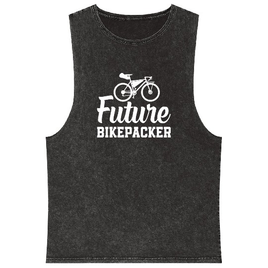 Bikepacking Toddler Newborn Bikepacker Future Bike Mineral Wash Tank Tops