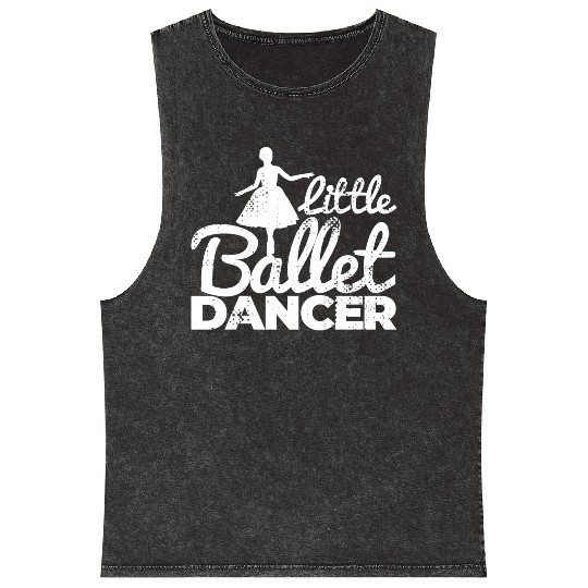 Little Ballet Dancer Mineral Wash Tank Tops