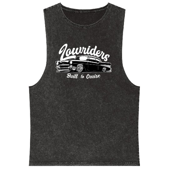 Built to Cruise - Classic Lowrider Tribute Mineral Wash Tank Tops