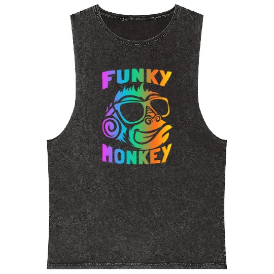 Funky Monkey Mineral Wash Tank Tops