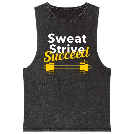 Gym Mineral Wash Tank Tops