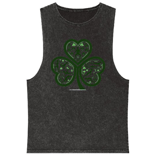 Fitness Lucky Charms Mineral Wash Tank Tops
